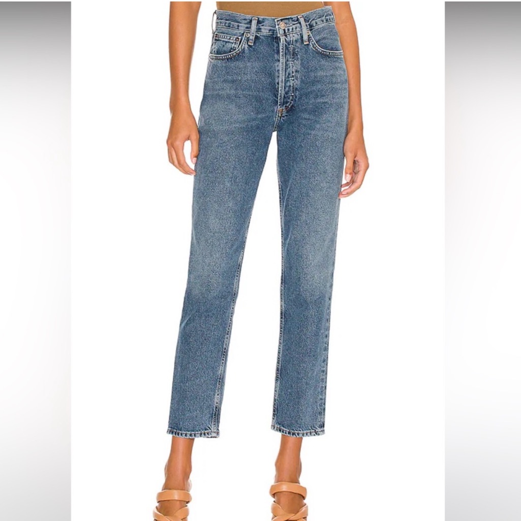 Agolde Fen In Highway Medium Wash - Size 26 - Nwt